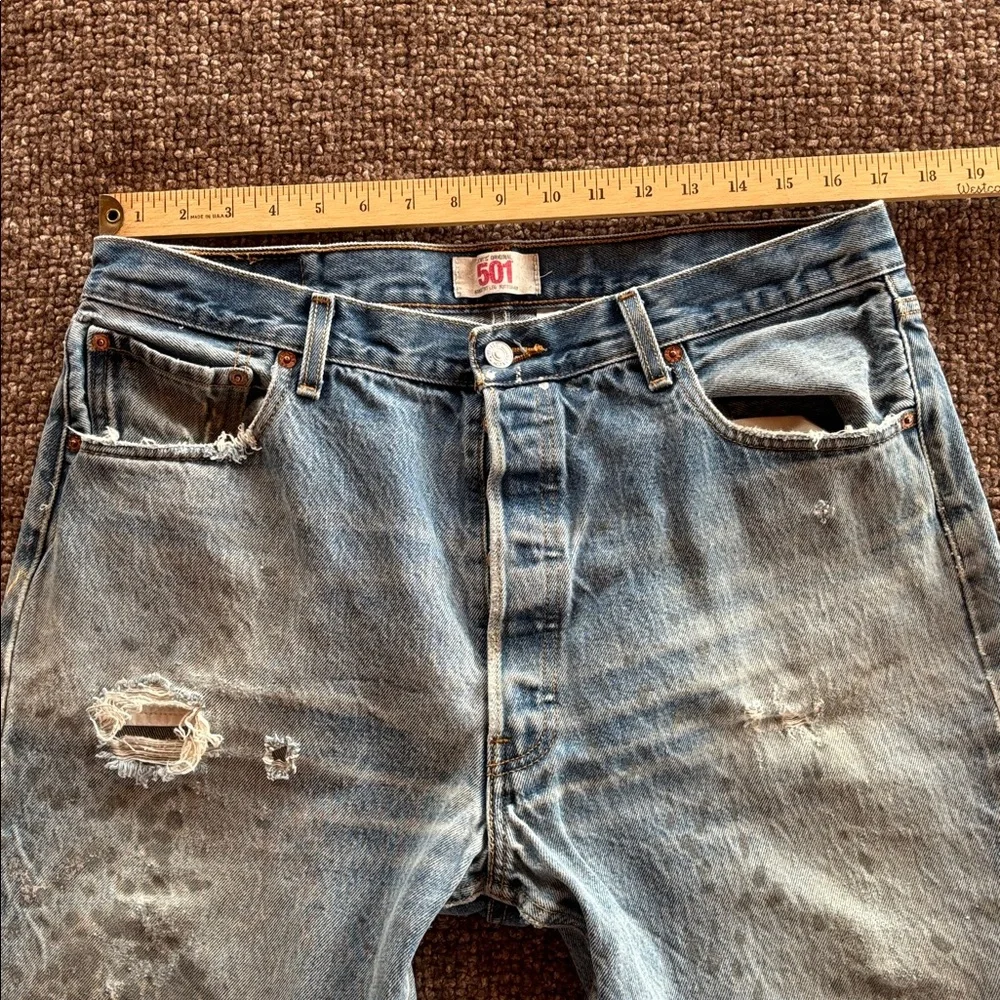 Vintage Distressed Levi’s 501 Jeans
